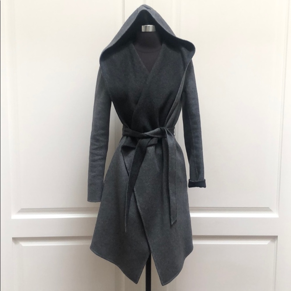 Soia & Kyo wool wrap coat